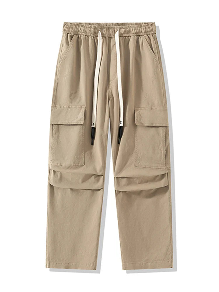 Men's Cargo Pants - Wide Leg Heavyweight Trousers
