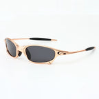 Men's Polarized Sunglasses - Gold Alloy Summer Shades