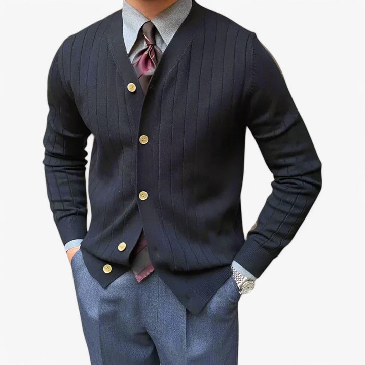 Men's V-Neck Cardigan Sweater