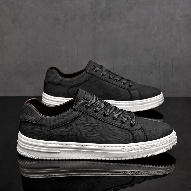 Men's Leather Sneakers - Genuine Full Grain Shoes