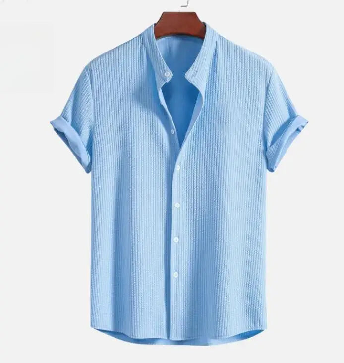 Men's Italian Shirt - Lined Button Up Dress Shirt