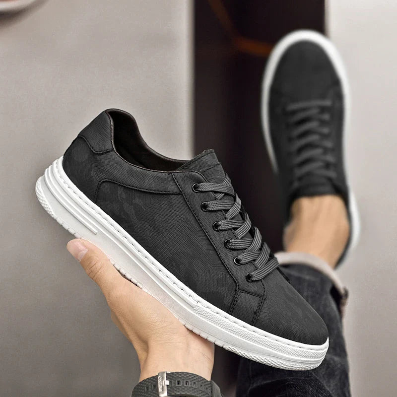 Men's Leather Sneakers - Genuine Full Grain Shoes