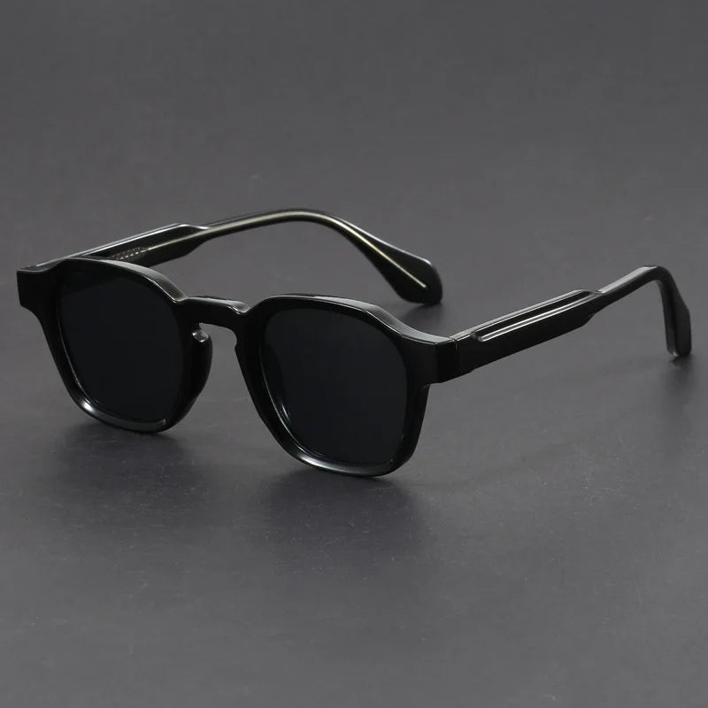 Men's Retro Sunglasses - Square Frame Vintage Shades