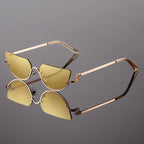 Women's Cat Eye Sunglasses - Retro Pointed Frame Shades