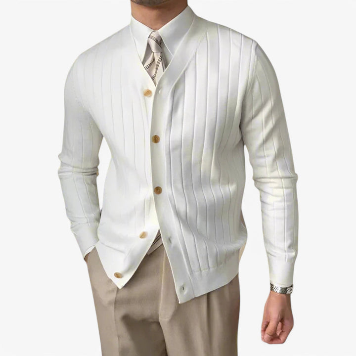 Men's V-Neck Cardigan Sweater