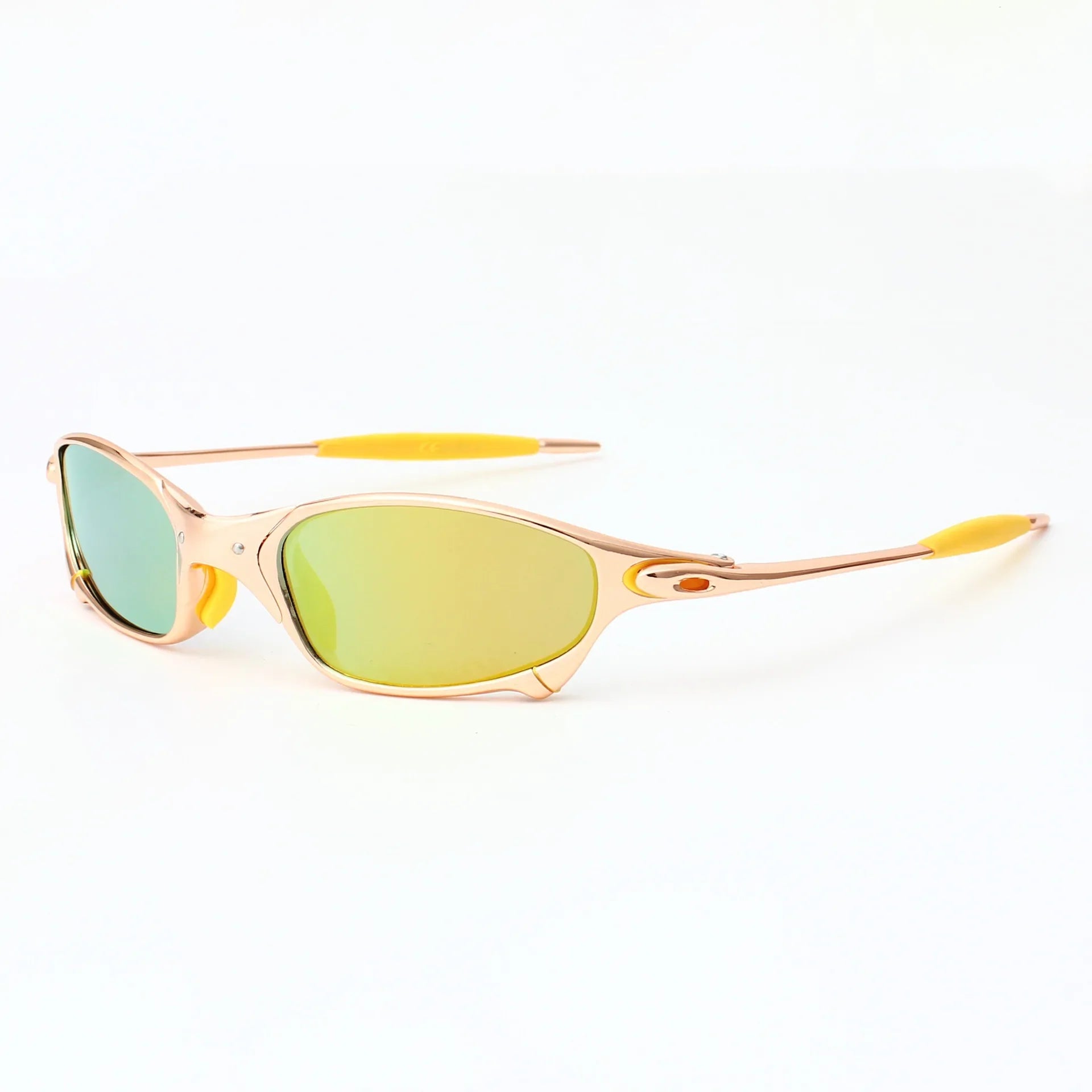 Men's Polarized Sunglasses - Gold Alloy Summer Shades