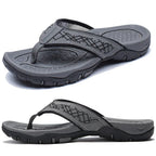 Men's Athletic Flip Flops - Arch Support Sports Sandals