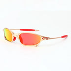 Men's Polarized Sunglasses - Gold Alloy Summer Shades