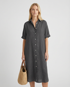 Women's Summer Breeze Shirt Dress | Relaxed Cotton-Linen Comfort