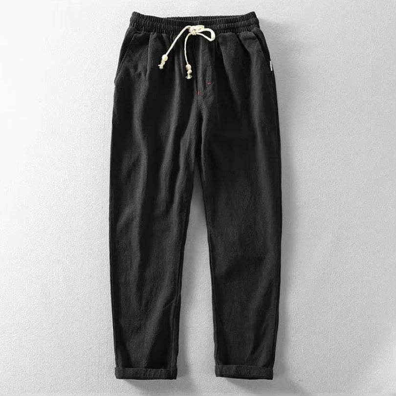 Men's Japanese Trousers - Wide Leg Cultural Pants