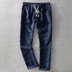 Men's Linen Pants - Casual Summer Trousers