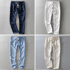 Men's Linen Pants - Casual Summer Trousers