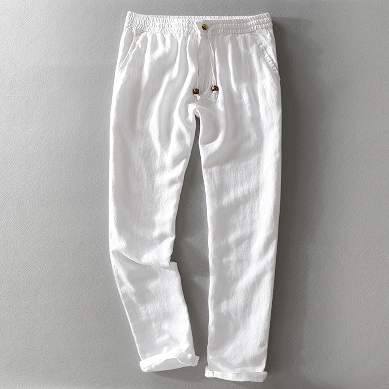 Men's Linen Pants - Casual Summer Trousers