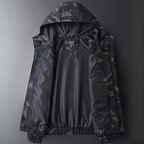 Men's Camo Jacket - Lightweight Windbreaker Shell