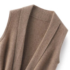 Women's Knit Vest - Sleeveless Cable Pullover