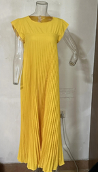 Women's Pleated Maxi Dress