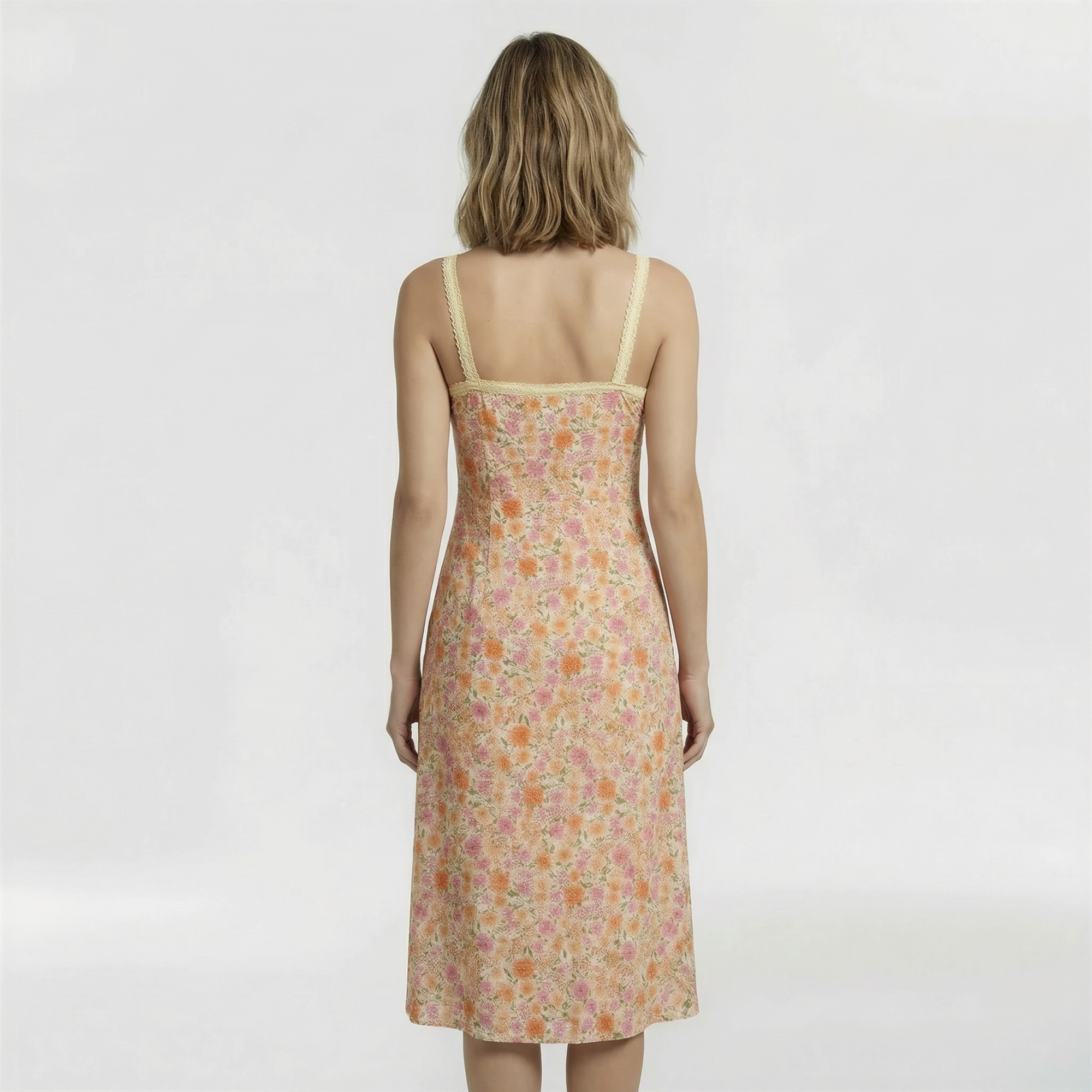 Women's Floral Midi Dress | Sleeveless Lightweight Summer Wear