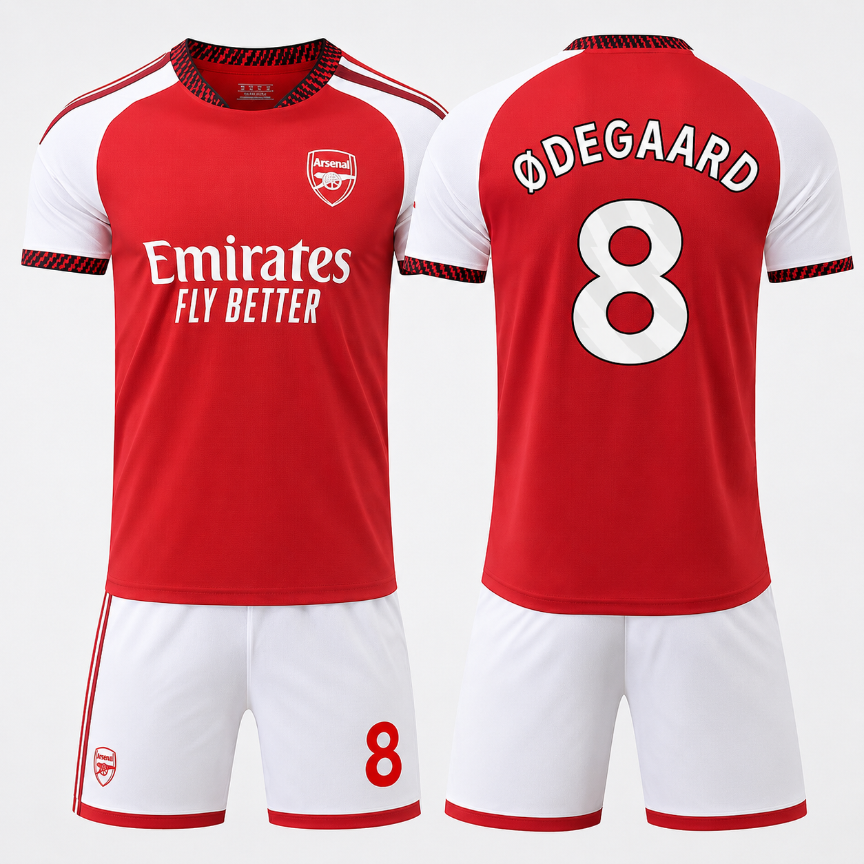 Arsenal 26/27 Football Kit – Saka, Rice, Ødegaard | Shirt & Shorts