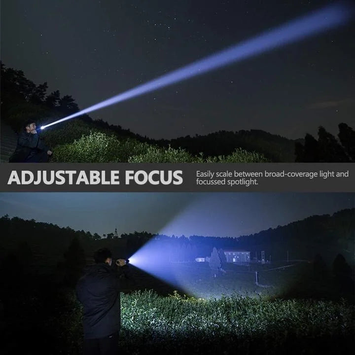 90000 Lumen Flashlight - XHP50 Ultra Bright Torch