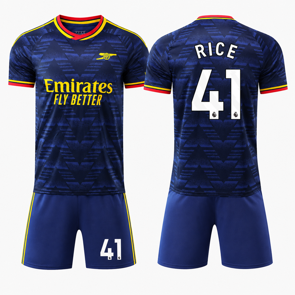 Arsenal 26/27 Football Kit – Saka, Rice, Ødegaard | Shirt & Shorts