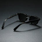 Men's Square Sunglasses - Frosted Frame Two-Tone Shades