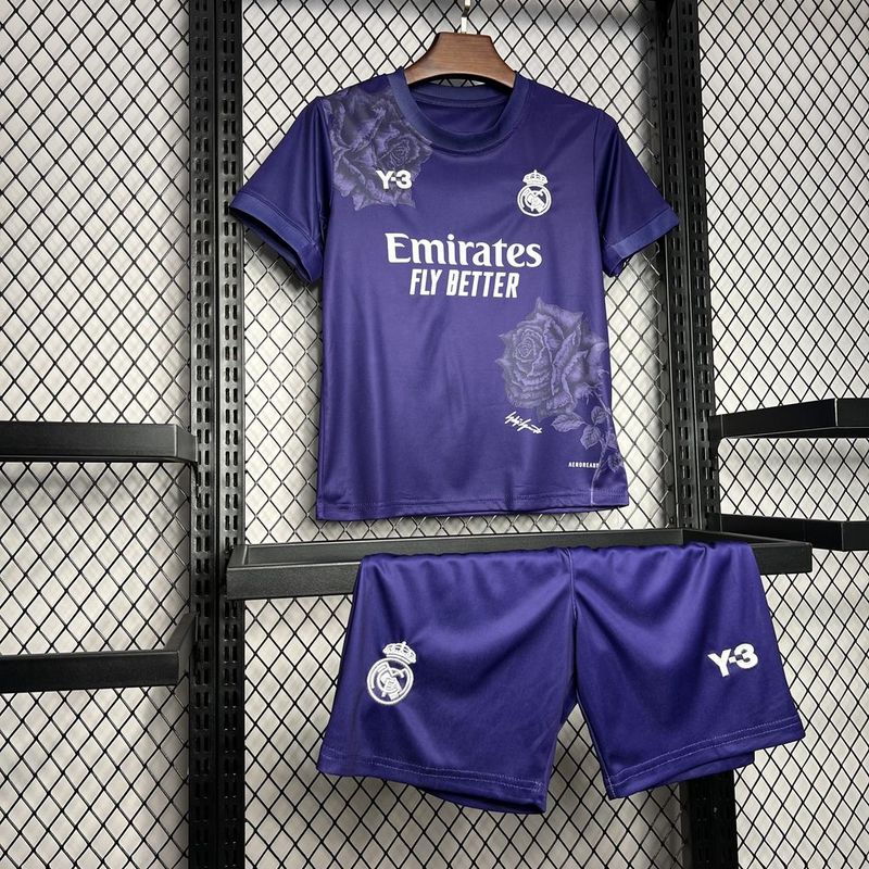 Real Madrid 2024 Y3 Fourth Rose Special Purple Jersey