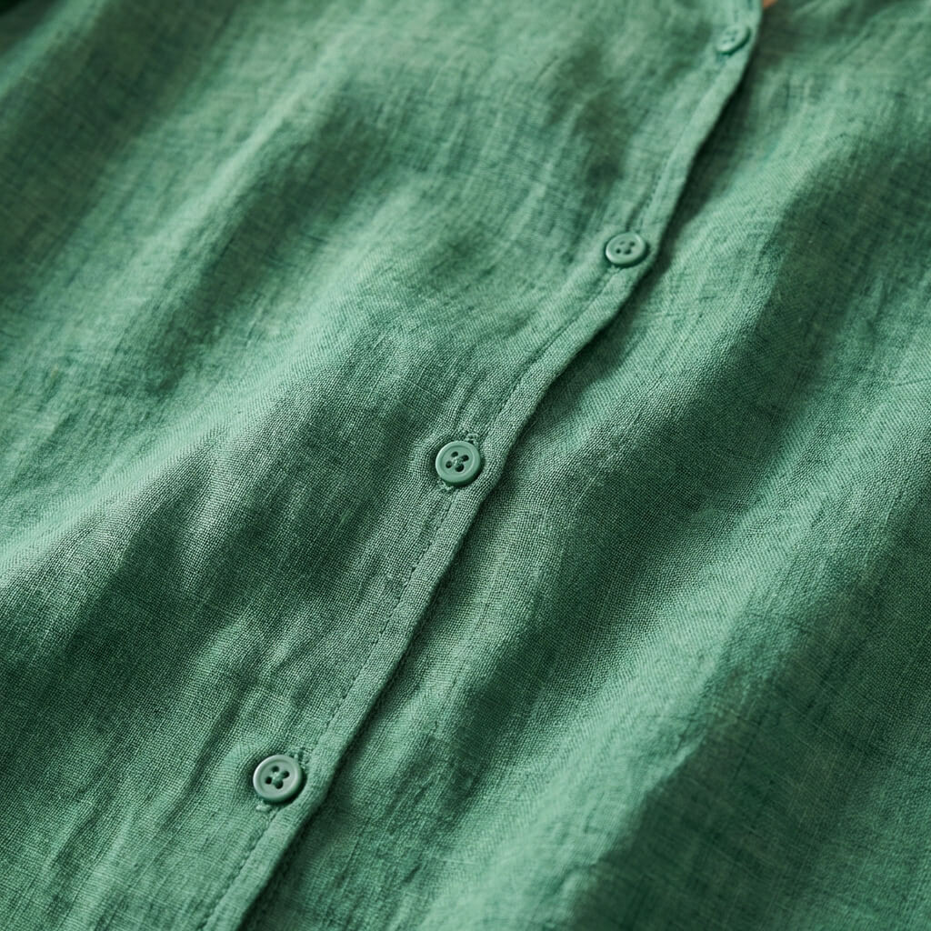 Women's Linen Blouse - Cotton Blend Summer Shirt