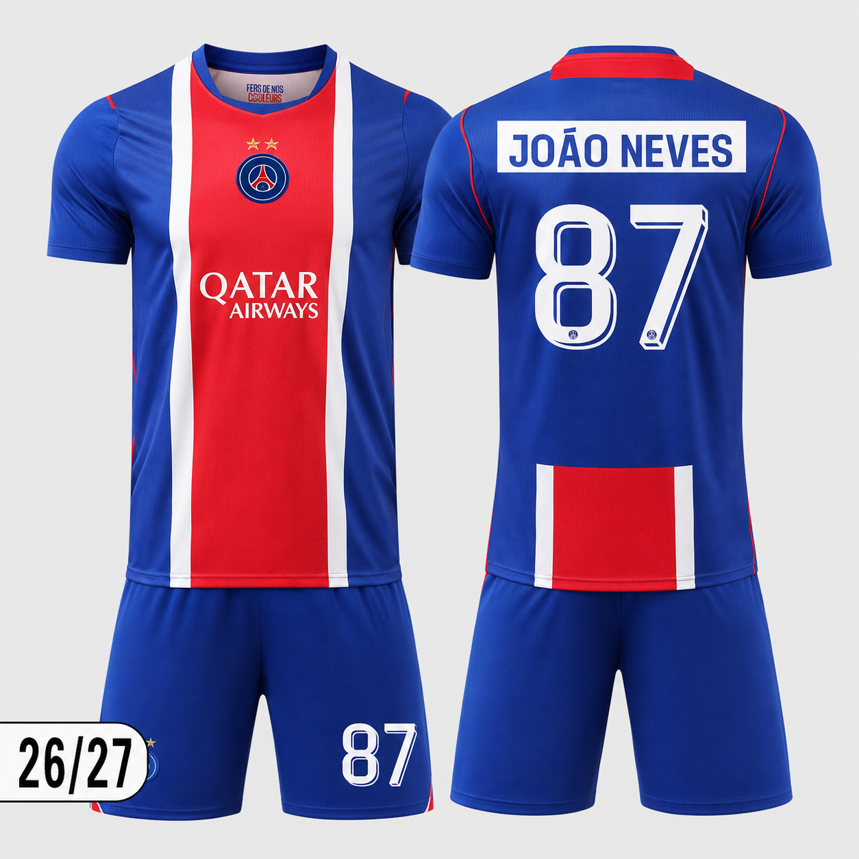Paris Saint-Germain 26/27 Football Kit – Dembélé, Hakimi, Vitinha