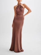 Women's Sleeveless Bodycon Maxi Dress | Figure-Hugging Elegant Style