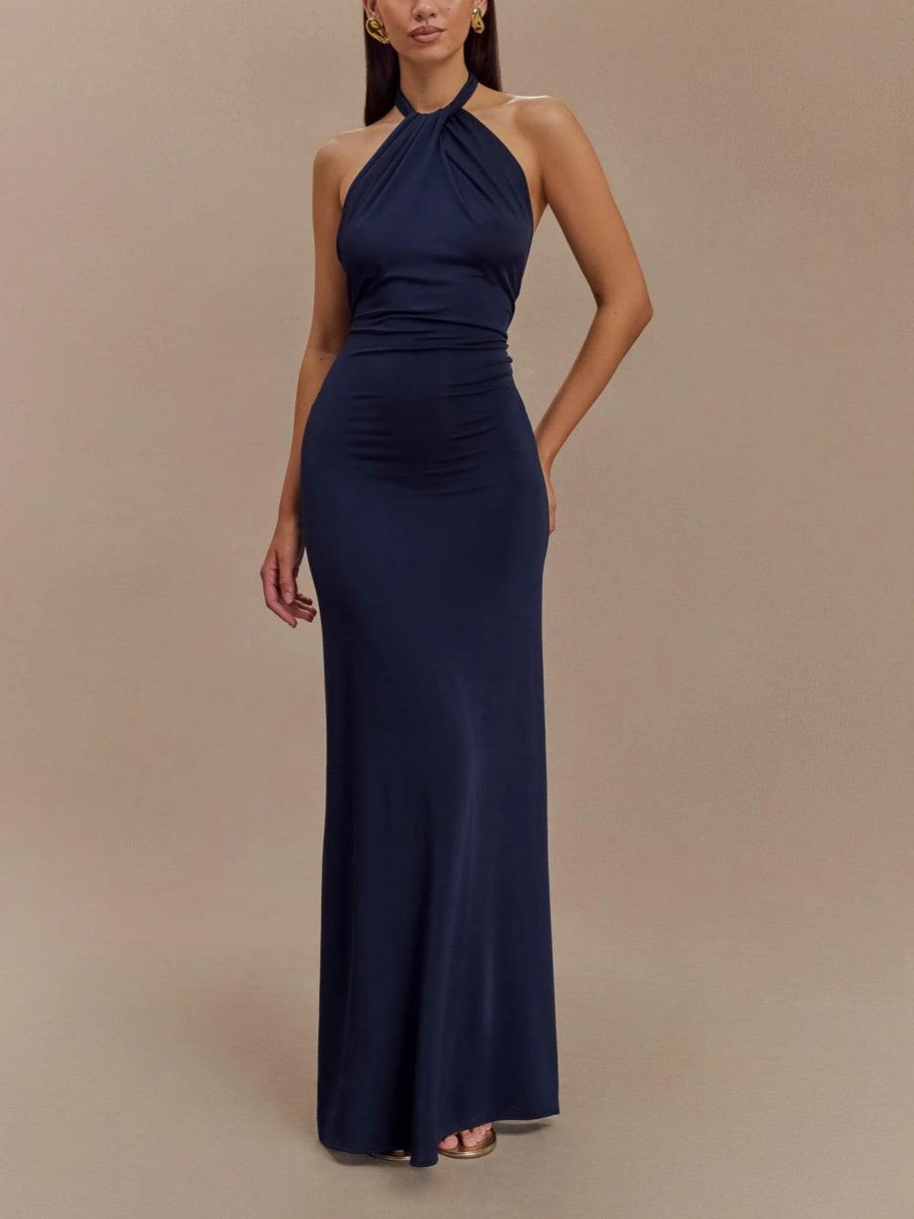 Women's Sleeveless Bodycon Maxi Dress | Figure-Hugging Elegant Style