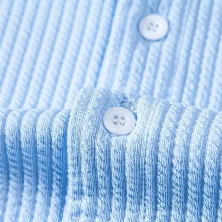 Men's Italian Shirt - Lined Button Up Dress Shirt