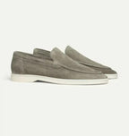 Men's Suede Loafers - Boat Shoe Style Moccasins
