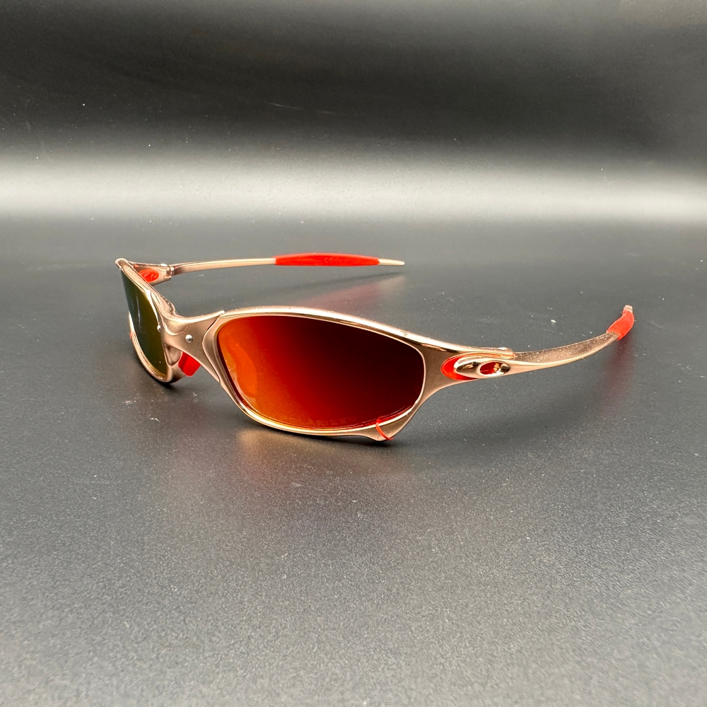 Men's Polarized Sunglasses - Gold Alloy Summer Shades