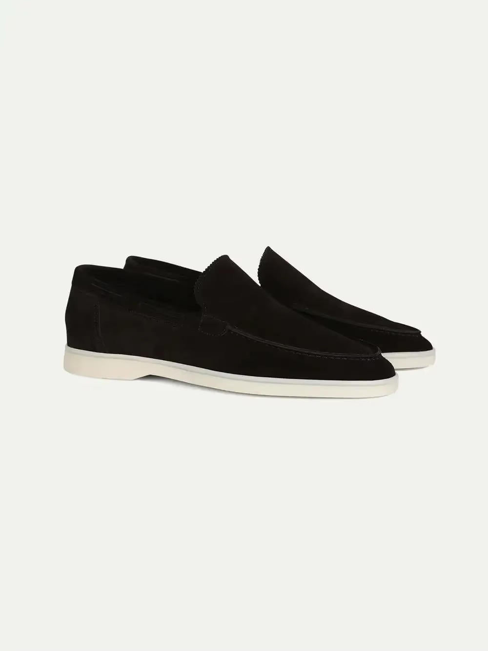 Men's Suede Loafers - Boat Shoe Style Moccasins