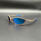 Men's Polarized Sunglasses - Gold Alloy Summer Shades
