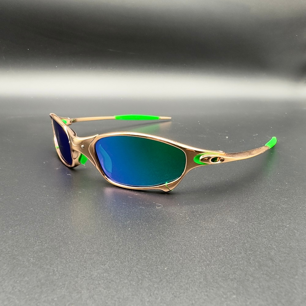 Men's Polarized Sunglasses - Gold Alloy Summer Shades
