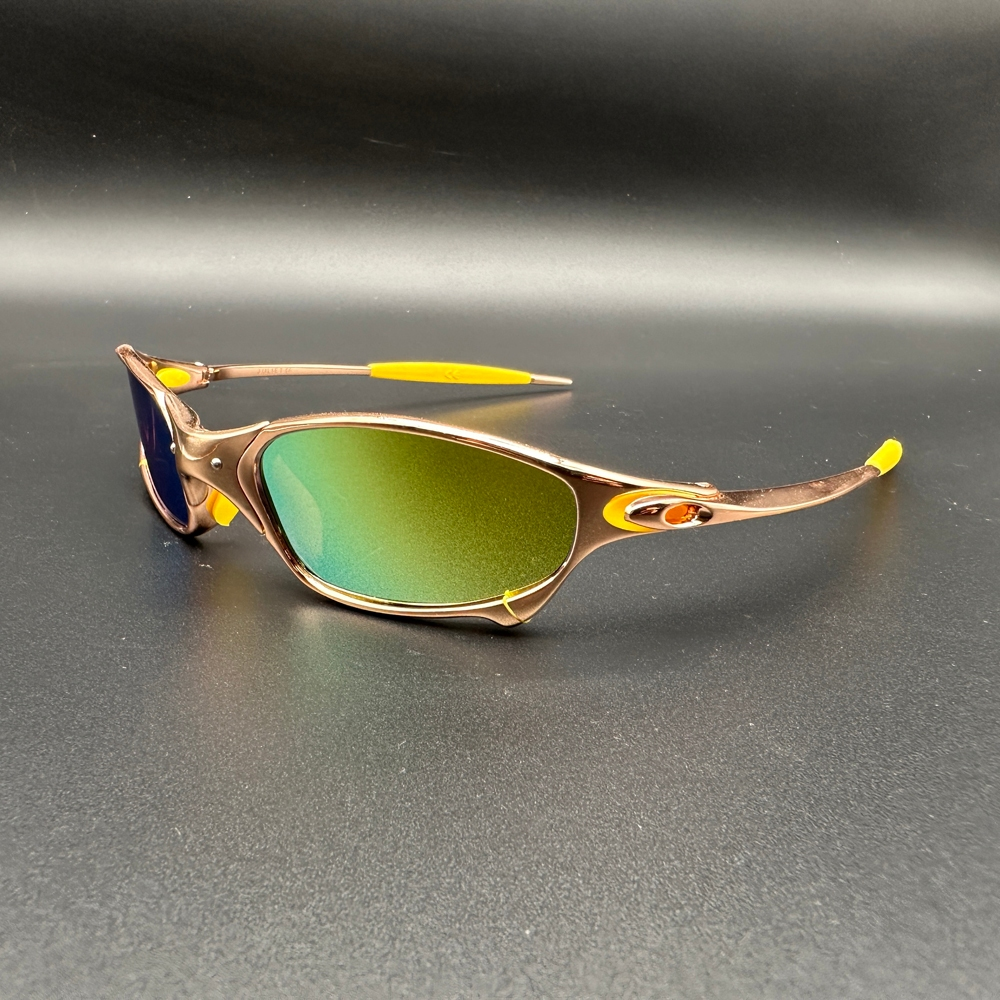 Men's Polarized Sunglasses - Gold Alloy Summer Shades