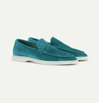 Men's Suede Loafers - Boat Shoe Style Moccasins