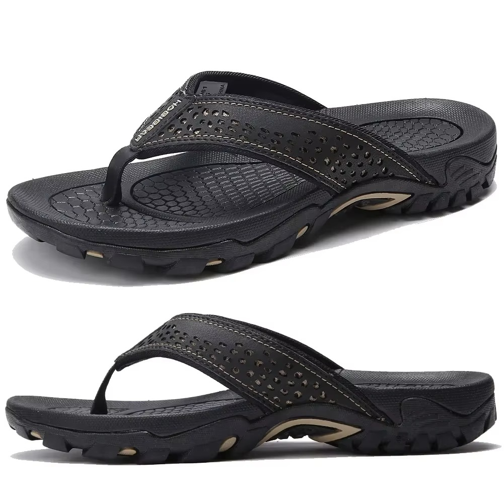Men's Athletic Flip Flops - Arch Support Sports Sandals