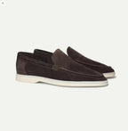 Men's Suede Loafers - Boat Shoe Style Moccasins