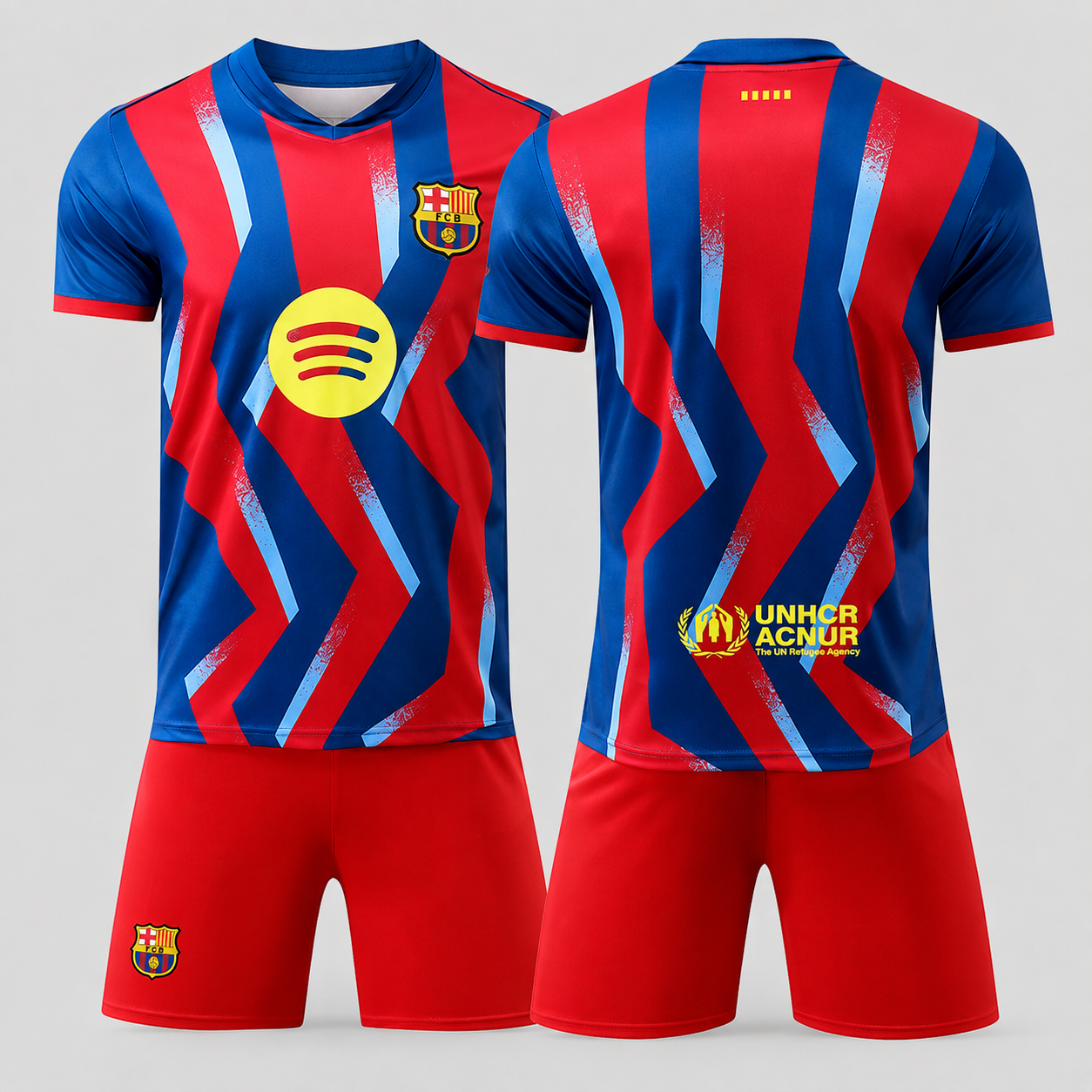 Barcelona 26/27 Football Kit – Neymar, Pedri