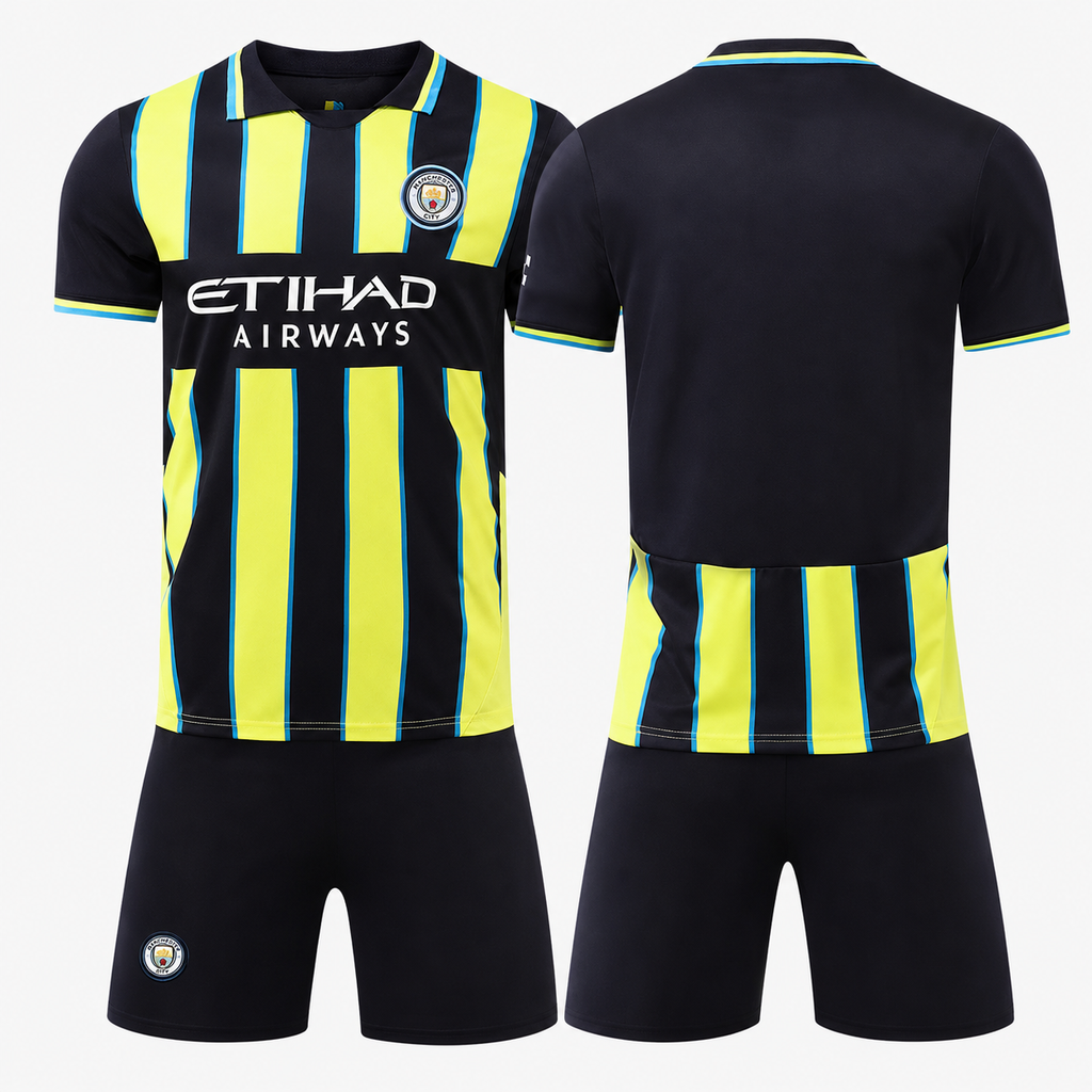 Manchester City Football Kit – Haaland, Foden | Home, Away & Third