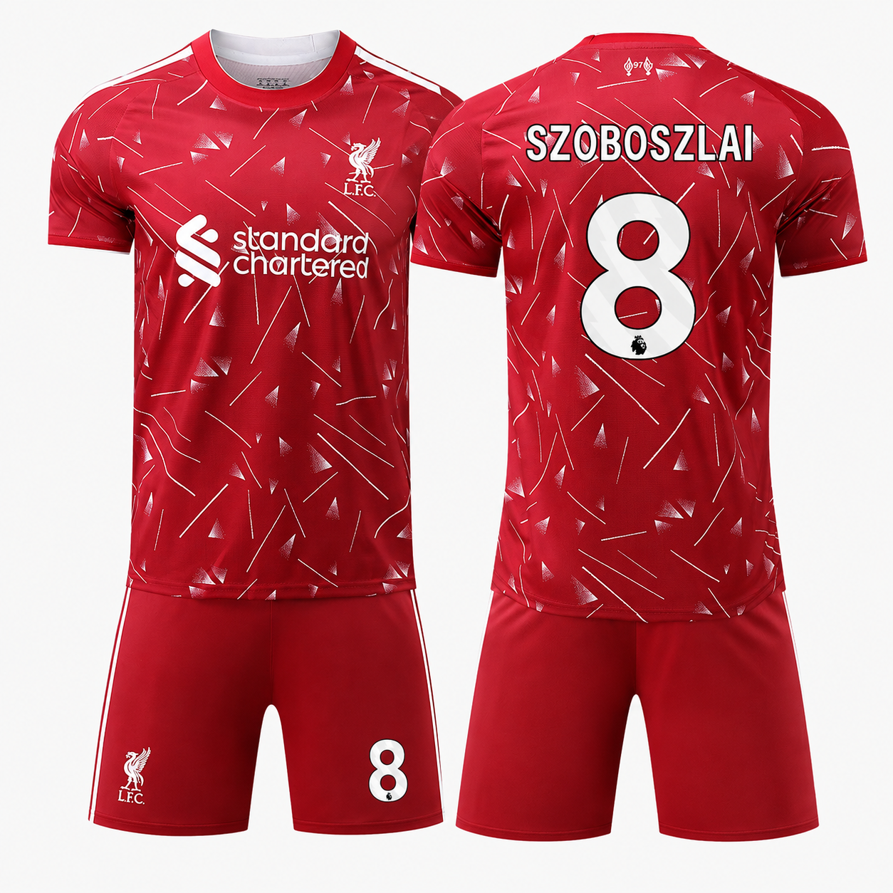 Liverpool 26/27 Home Football Kit – Salah, Wirtz, Szoboszlai