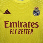 Real Madrid 2025 Goalkeeper Vibrant Yellow Jersey