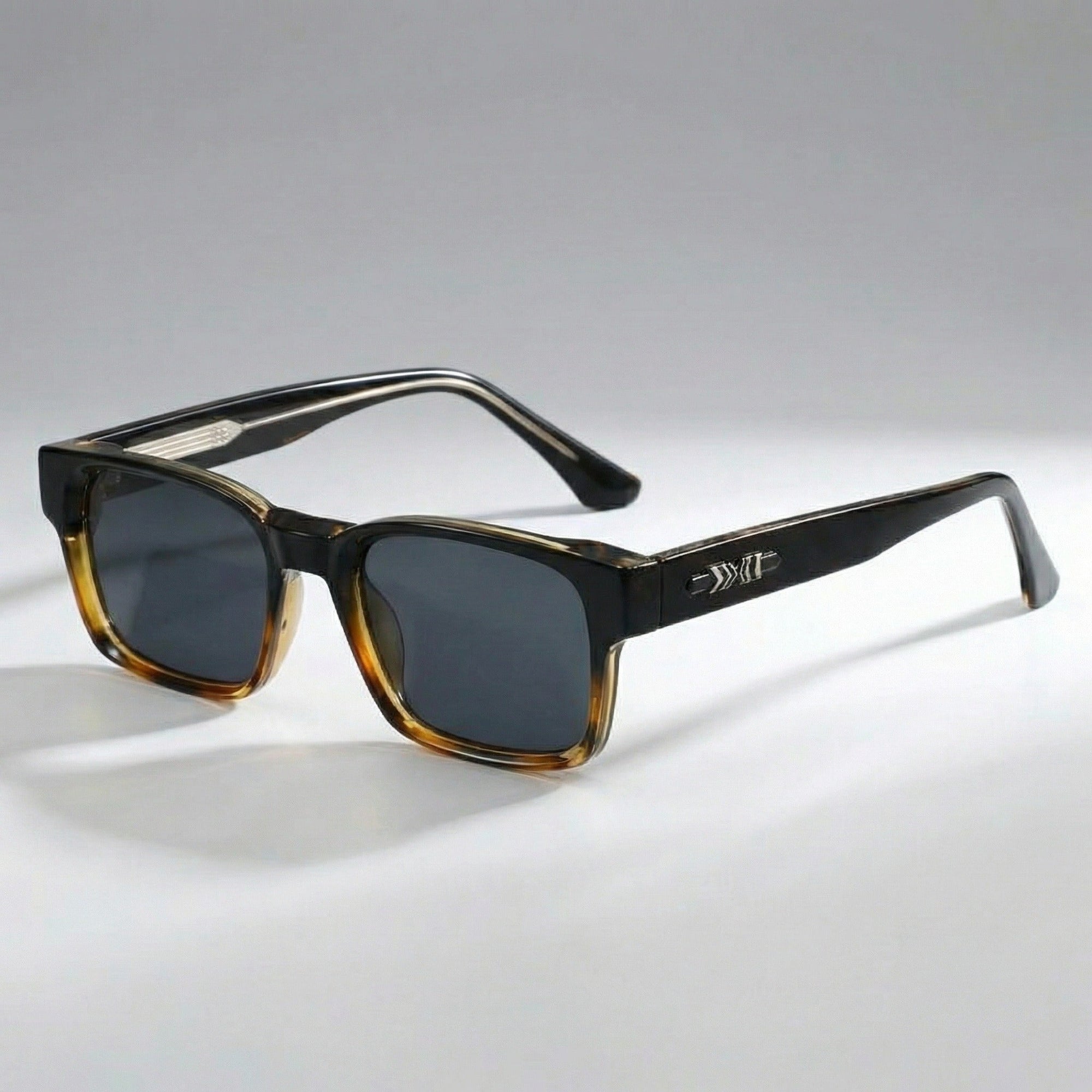 Men's Square Frame Sunglasses - Bold Designer Shades