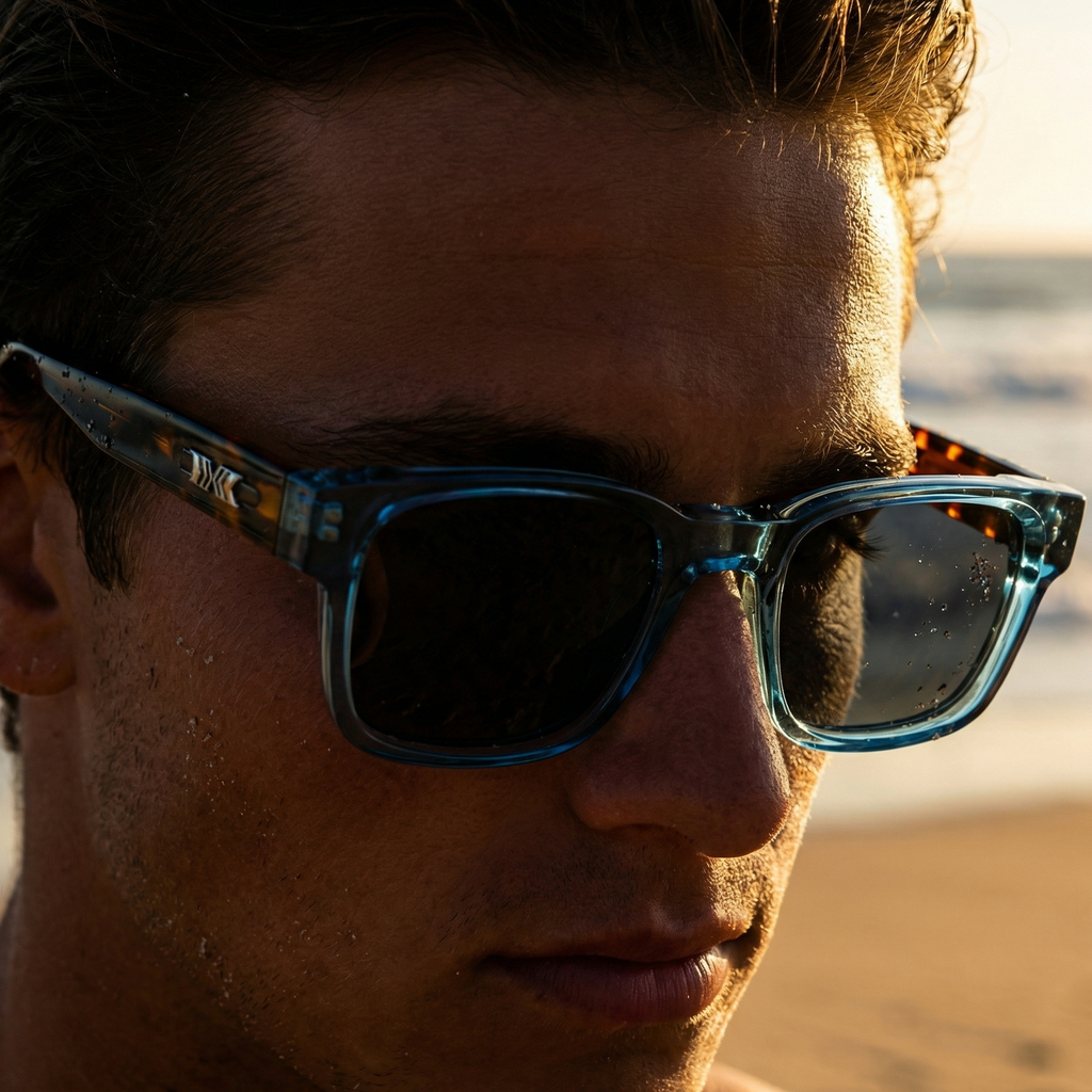 Men's Square Frame Sunglasses - Bold Designer Shades