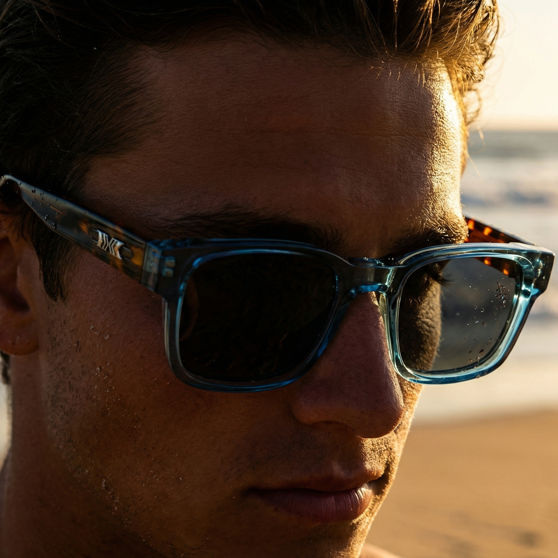 Men's Square Frame Sunglasses - Bold Designer Shades