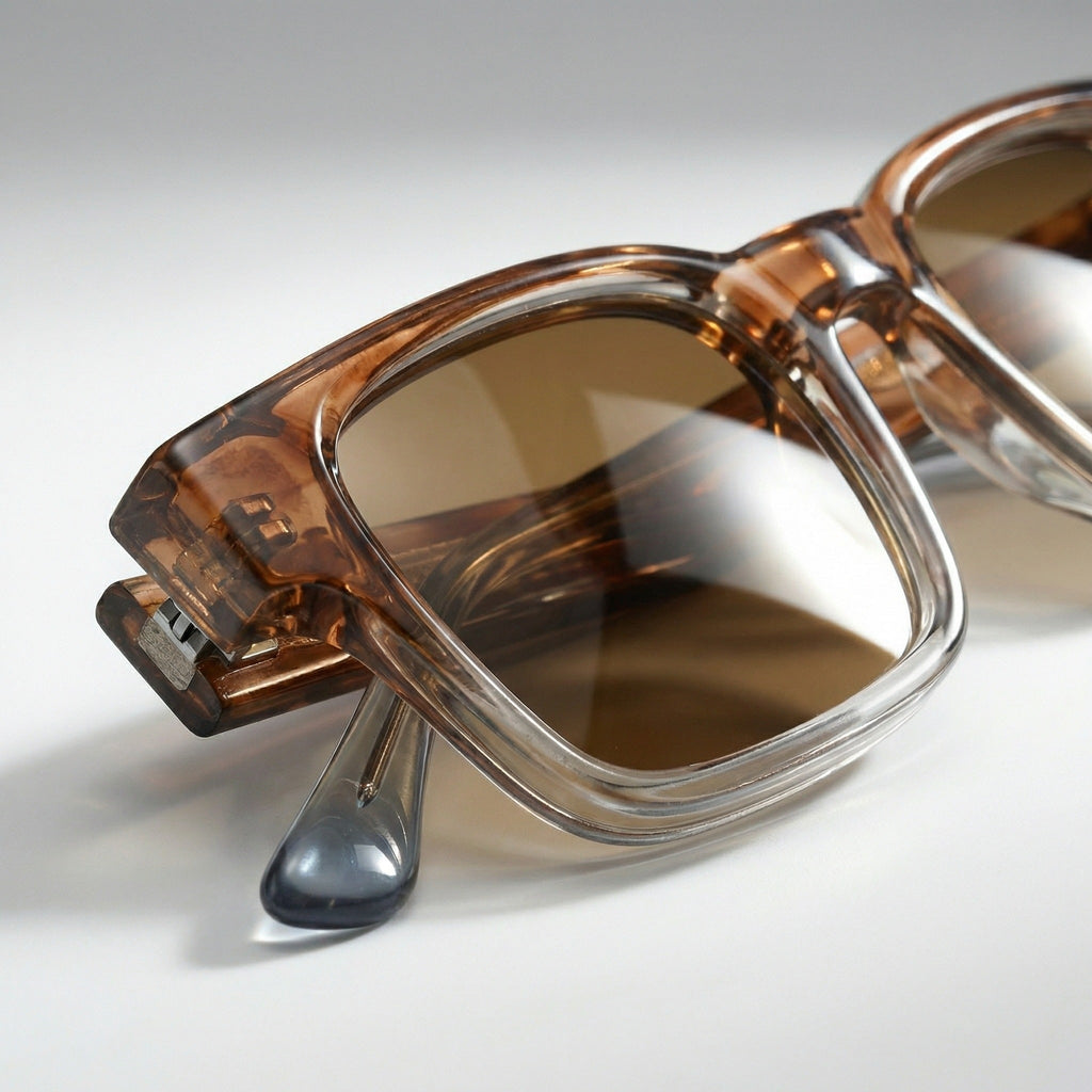 Men's Square Frame Sunglasses - Bold Designer Shades