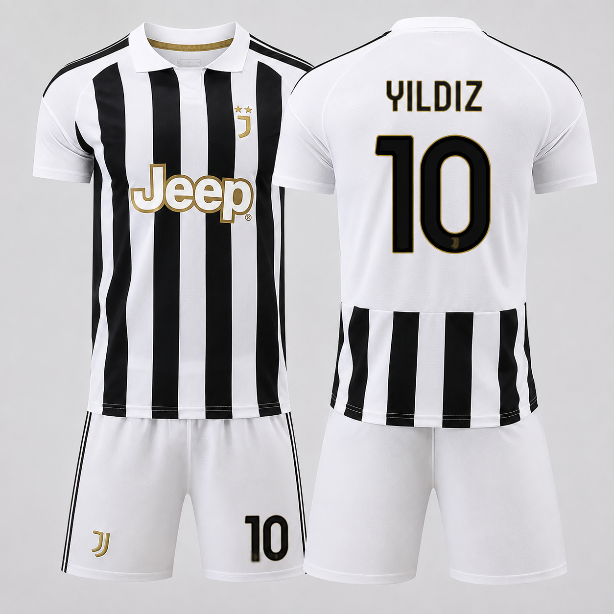 Juventus 26/27 Home Football Kit – Yıldız, Thuram, David