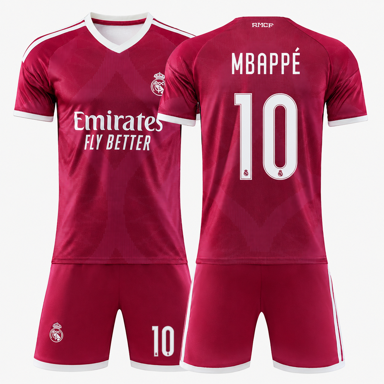 Real Madrid Football Kit – Mbappé, Vinícius, Bellingham